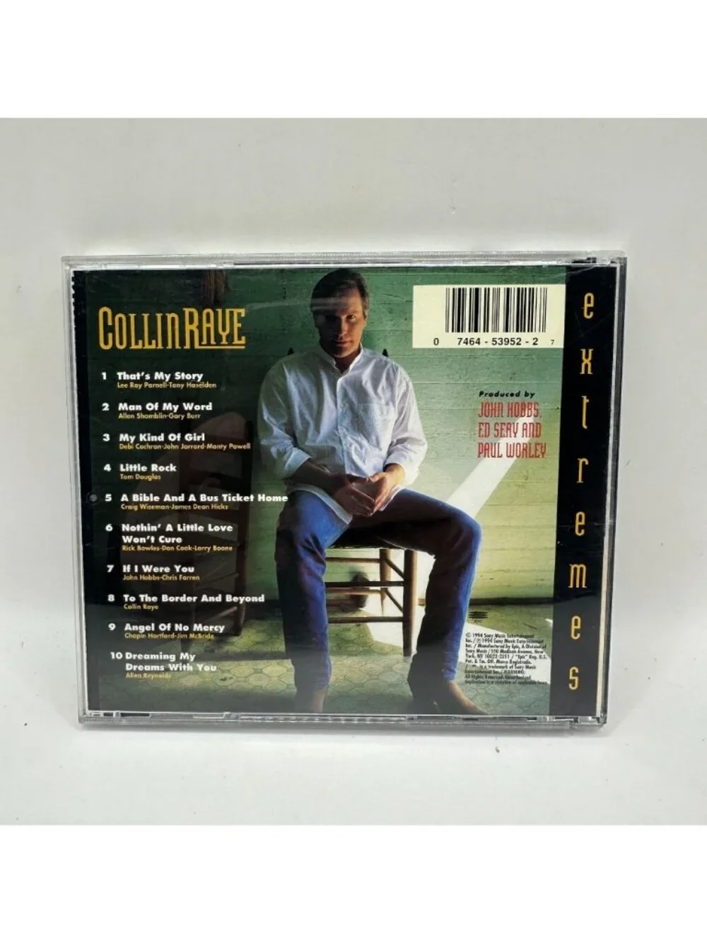 Collin Raye Extremes CD 1994 Country Music Sony Records Like New Condition